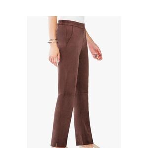 BCBG MAXAZRIA Faux Suede Pants